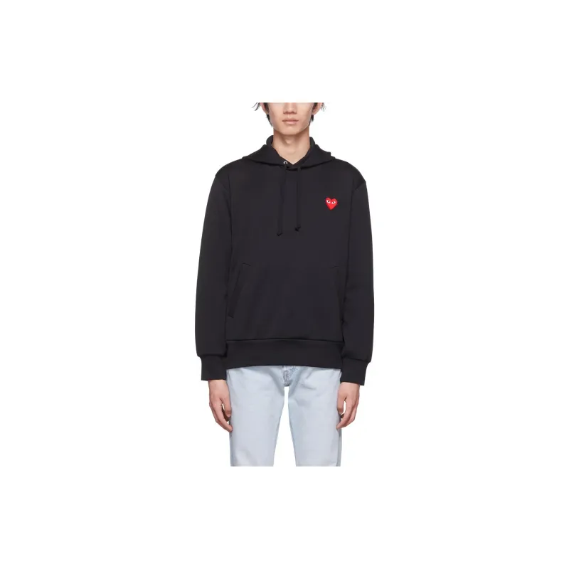 CDG Play Sweatshirt Unisex Black-1