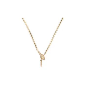 Jacquie Aiche 14kt Yellow Gold Elizabeth Diamond Necklace