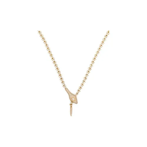 Jacquie Aiche 14kt Yellow Gold Elizabeth Diamond Necklace