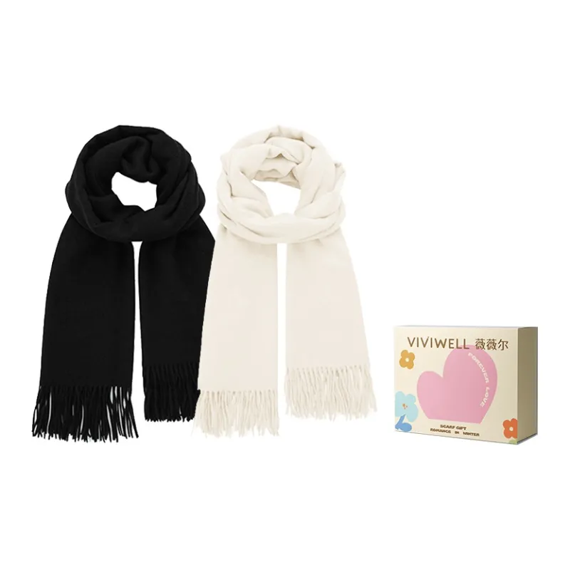 VIVIWELL Knit Scarves Unisex-30
