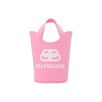 Balenciaga Cotton Bucket Bag, Tote Bag, Shopping Bag, Handbag Women's Pink