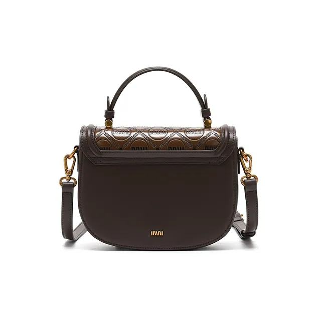 SEPTWOLVES PU Crossbody Bag Regular Women's Coffee-3