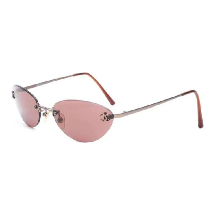 CHANEL 2000s Rimless Sunglasses-0