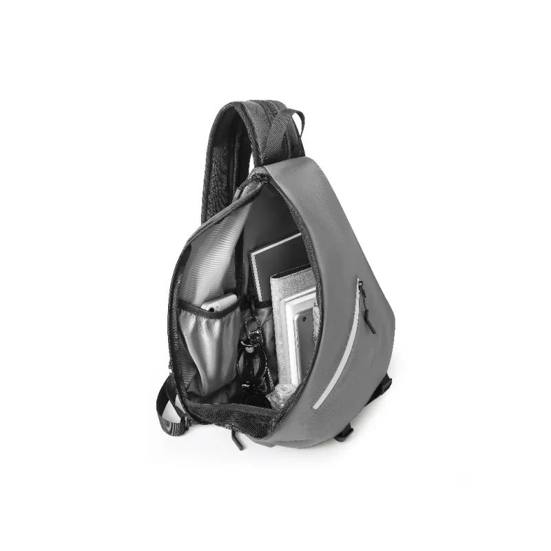 TANGCOOL Oxford Crossbody Bag, Shoulder Bag, Backpack Regular Unisex Black/Gray/Pink-15