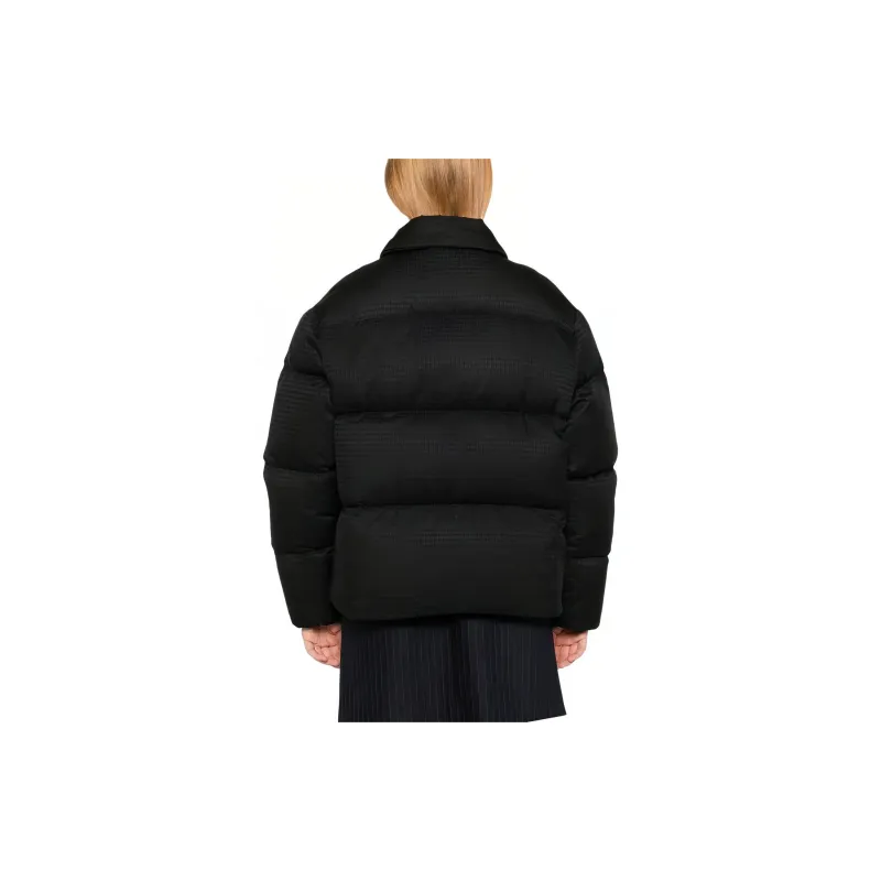 MIU MIU Collared Zip Up Puffer Jacket-2