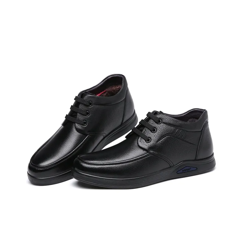 AOKANG Business Casual Shoes Men's Black-4