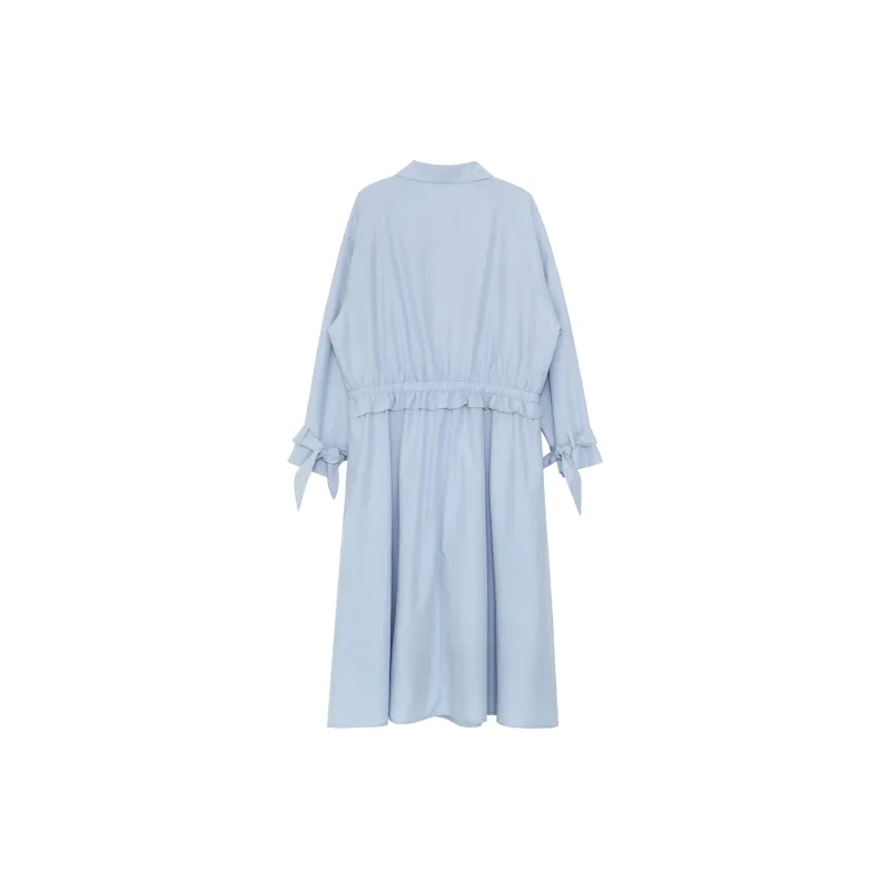 Boutique By Babymoon Long Sleeved Dress Women's Blue-1