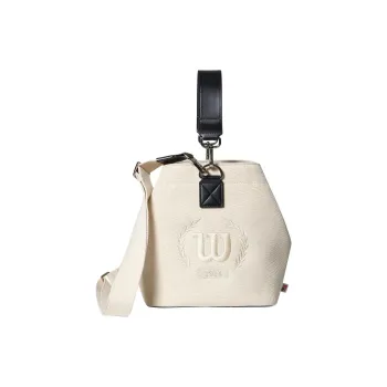 Wilson Cotton One Shoulder Handbags Mini Women's Light Beige