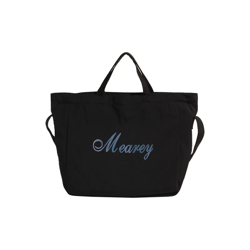 Morellybear Twill Canvas Canvas Bag Handbag Crossbody Bag Regular Women's Red/Black/Ecru-3