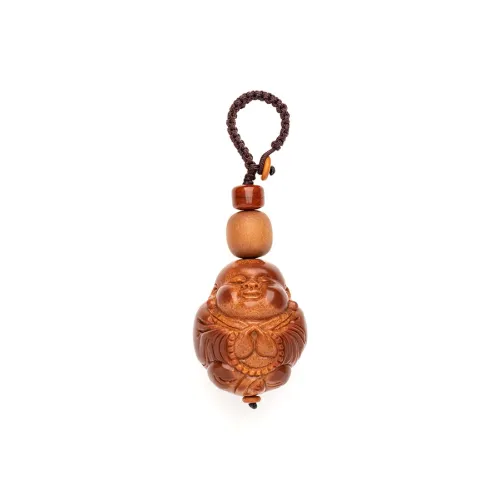 Red All Year Round Olive Pit Pendants Unisex