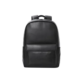 DOSRFINI Cow Leather Backpack Large Size Men's Black