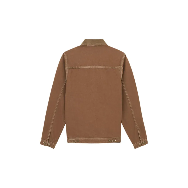 Dickies Denim Jacket Men's Brown-1