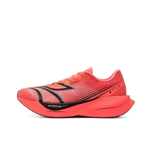361° Flying B ET Cushioned Wear Resistant Breathable Slip Resistant Low Top Running Shoes Men's Neon Pink