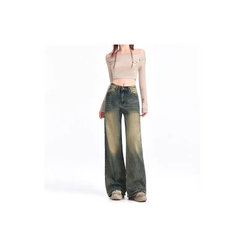 SONGS ALONG Jeans Women's Vintage Blue-2