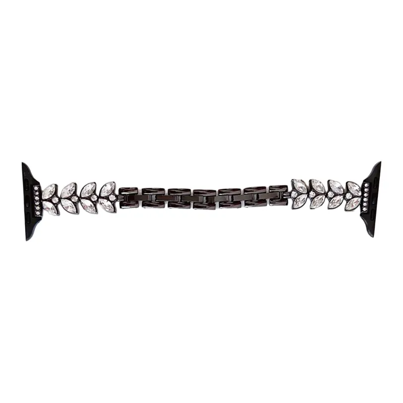 NCFCK Watch Band Apple Compatibility Rhinestone Embellished Mermaid Diamond Chain Material-2