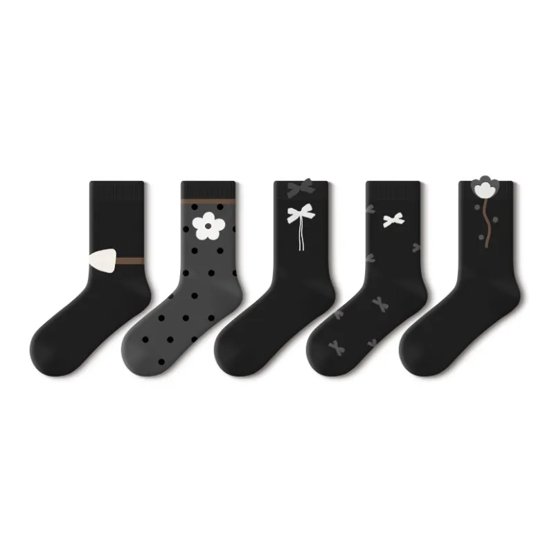 Primeet Mid Calf Socks Women's 5 Pack-0