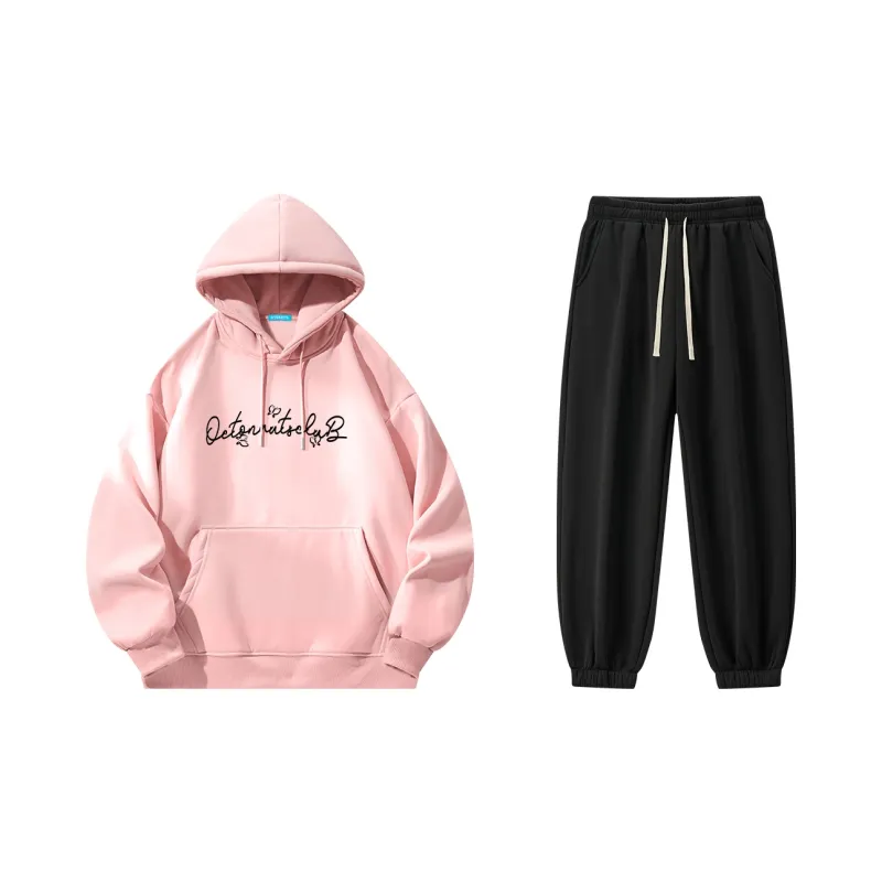 Small Columns Under The Sea Sweatshirt Set Unisex-5