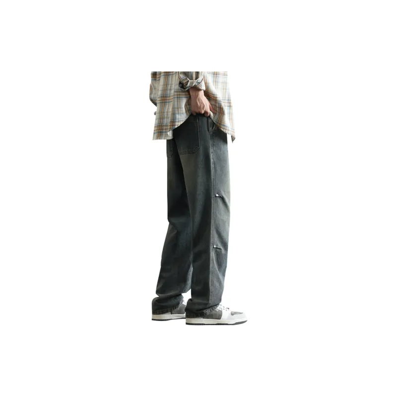 FASTFISH Jeans Unisex Medium Blue-22