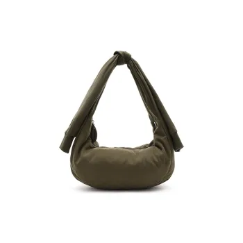 MUVA Cotton Shoulder Bag Large Size Women's Non Fading Green/Universal Blue/Sure Red/Forest Green