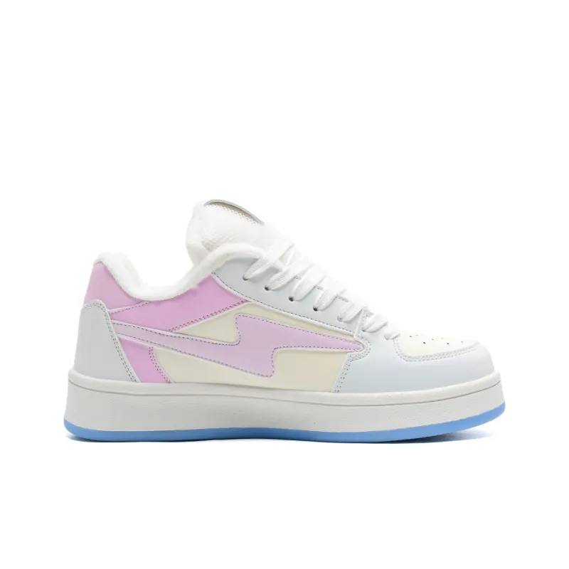 OAOQ Cushioning Height Increasing Abrasion Resistant Lightweight Mat Low Top Casual Shoes Unisex-82