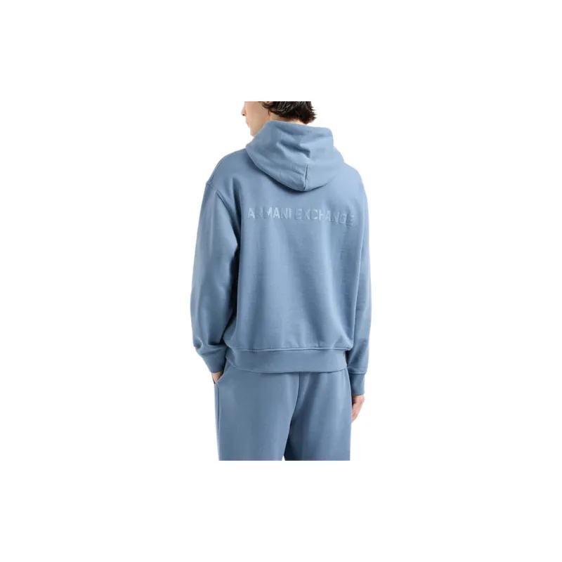 ARMANI EXCHANGEAE FW24 Sweatshirt Unisex Haze Blue-2