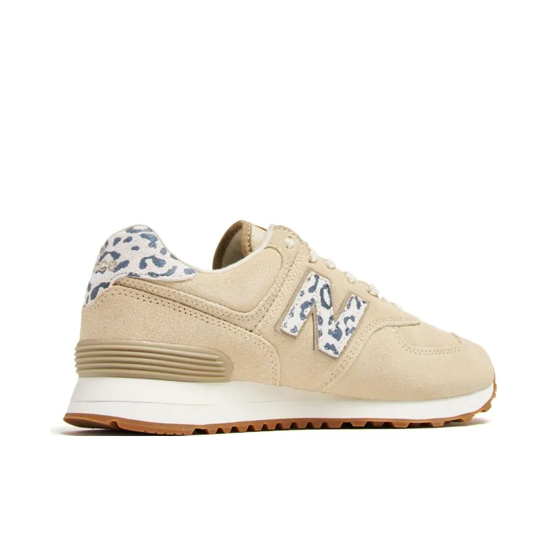 New Balance 574 Sea Salt Leopard Women's-1