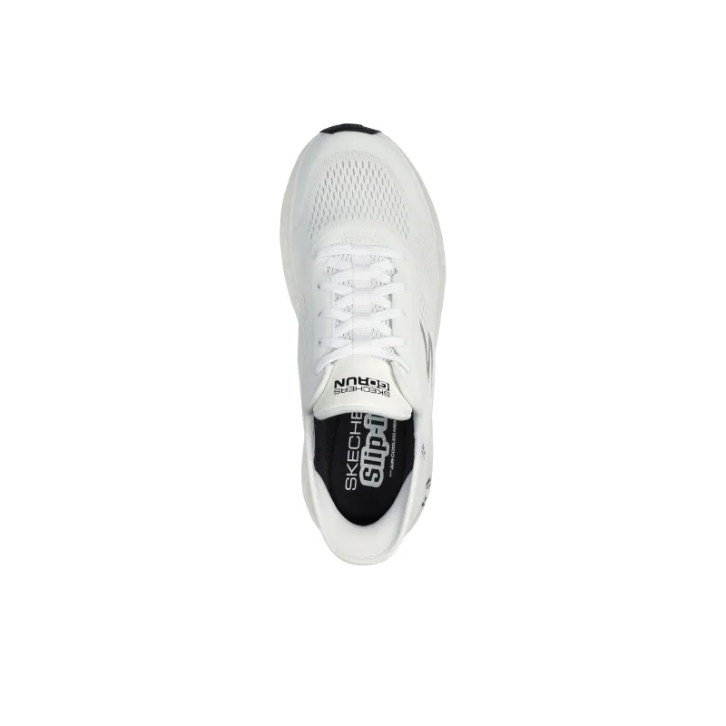 Skechers Slip Ins Shock Absorbers With Slip Resistant Features Low Top Casual Shoes Men's White-3