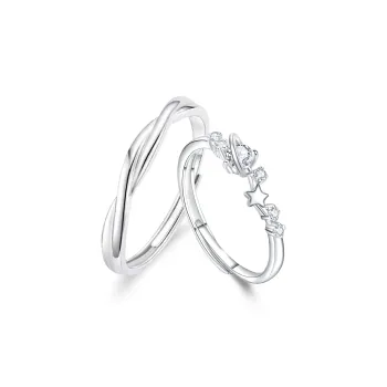 LAOYINFANG Sterling Silver Rings Unisex