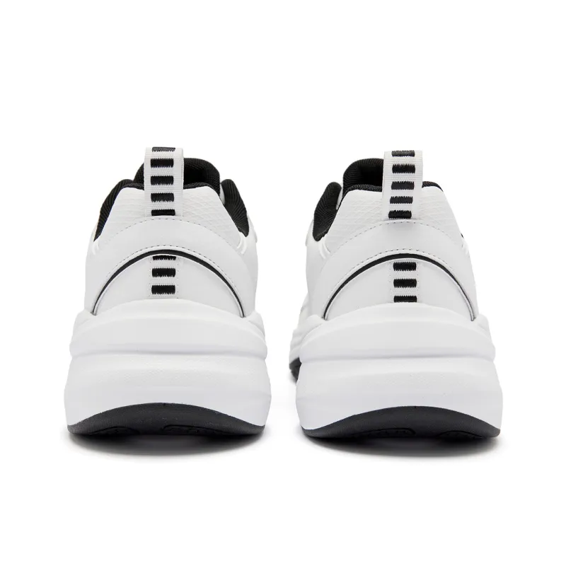 QIAODAN Source born Badminton Shoes Men Low Top Jordan White Black-4