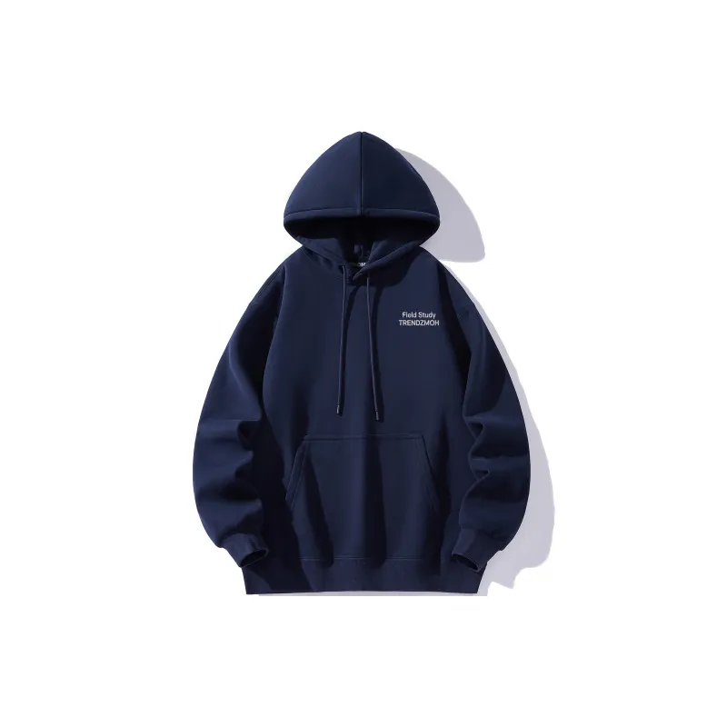 ZMOH Fleece Lined Hoodie Unisex Couple's-13