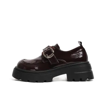 FANNAISHI Loafers Women's Matte Black/Gloss Black/Dark Brown
