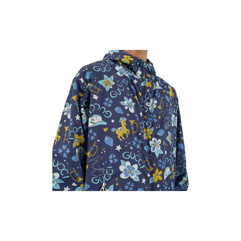GUCCI SS22 Jackets Coats Men's Blue-5