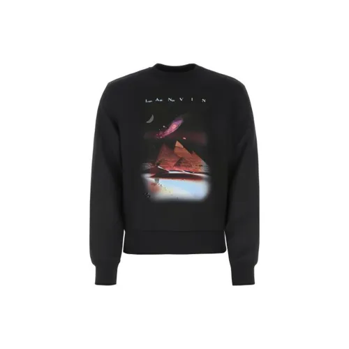 Lanvin Sweatshirts Men Black