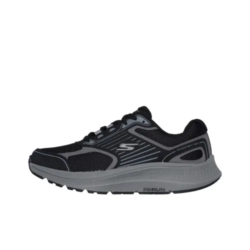 Skechers Go Run Consistent 2.0 Slip-Resistant Low-Top Training Running Shoes Men's Black Gray