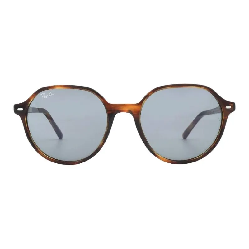 RayBan Acetate Square Sunglasses Unisex Stripes Havana-1