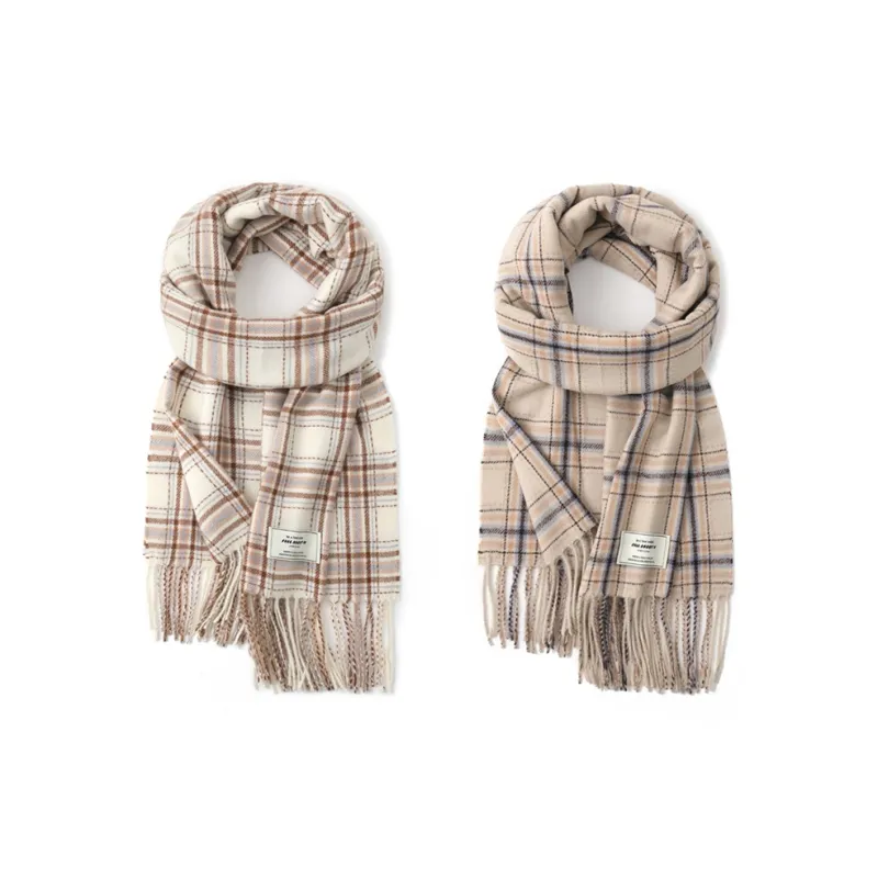 FREE RABBITⅡ Soft Skin Friendly Comfortable Warm Shawl Advanced Korean Style Scarf Unisex-13