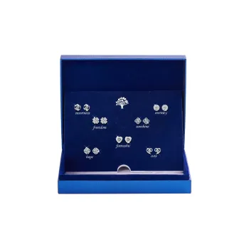 GAGA 925 Silver Needles Stud Earrings Women's