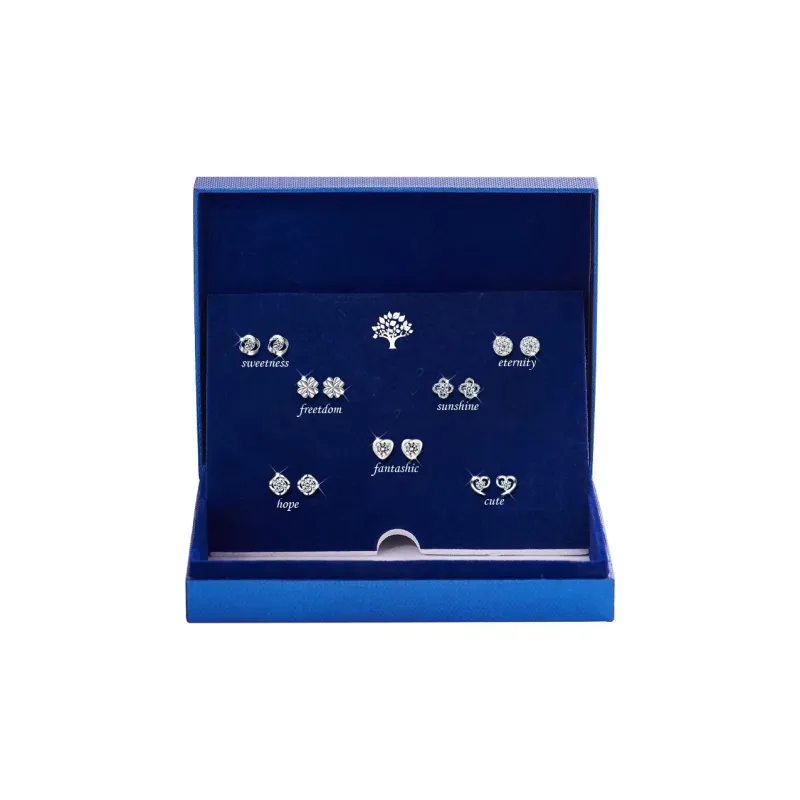 GAGA 925 Silver Needles Stud Earrings Women's-0