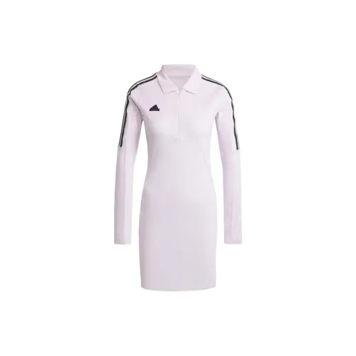 Adidas Free Shipping With AdiClub Tiro Cut 3-Stripes Stretchy Velour Dress