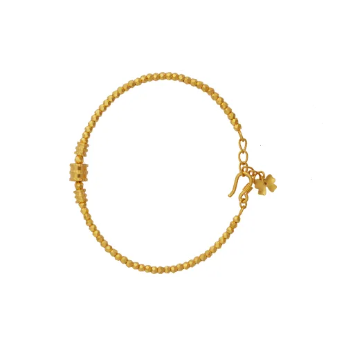 DREAM KIKI Disco Bead 5G Solid Gold Priced In Gram Bracelets Women's