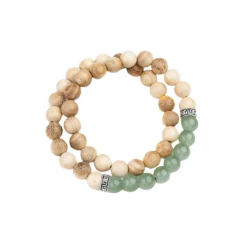Xianyuan Milky Agarwood Wooden Bracelets Unisex
