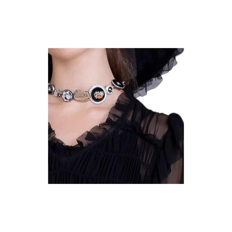 BESIONIA SS23 Long Sleeved Dresses Women's Black-5