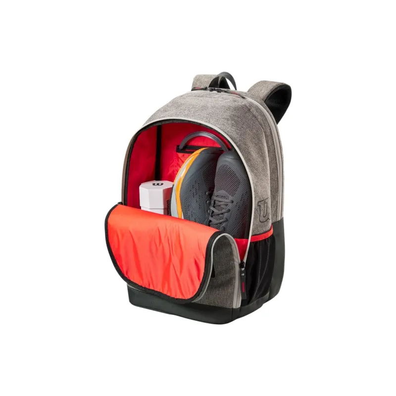 Wilson Polyester Backpack Regular Unisex Gray Brown-2