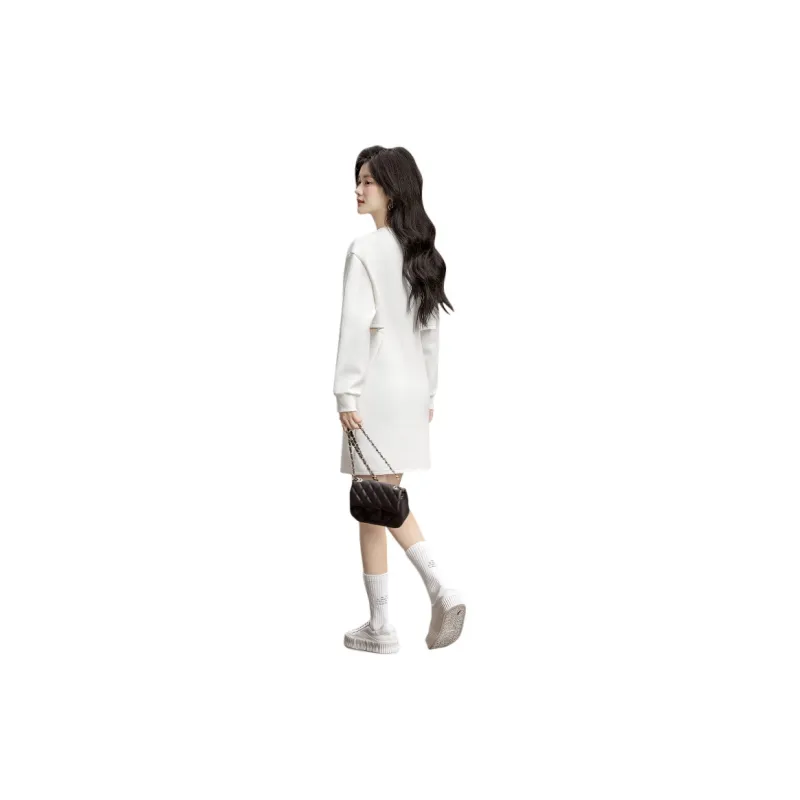 Cypress House Long Sleeved Dress Women's White-1