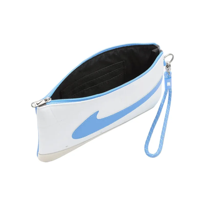 Nike PU Polyurethane Clutch Women's White & Blue-1