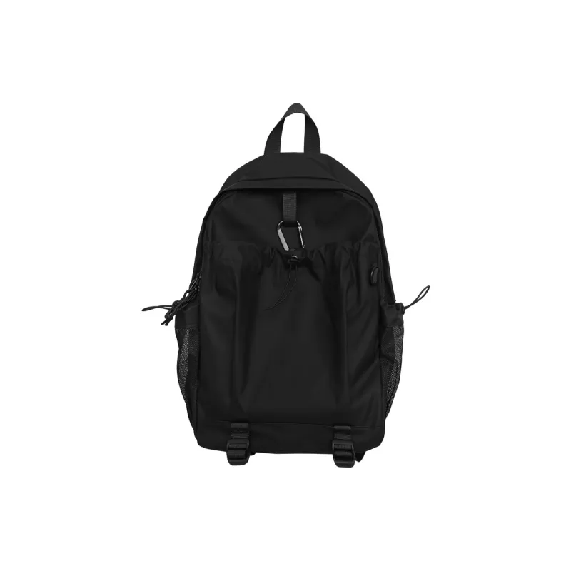 Barang Bear Nylon Backpack Unisex Orange Gray Ecru Black-3