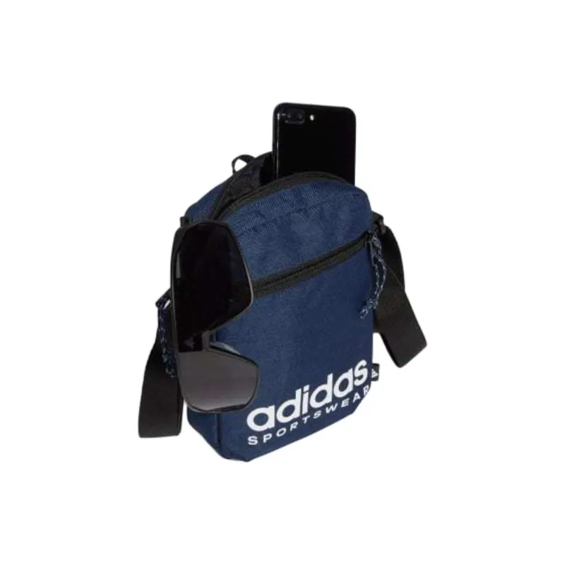 Adidas Polyester Shoulder Bag, Crossbody Bag Unisex Marine Blue-2