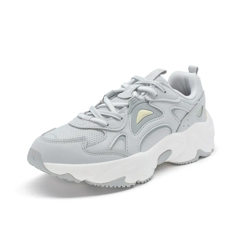 XTEP Slip-Resistant Cushioning Low-Top Casual Shoes Women's Moonstone Gray-1