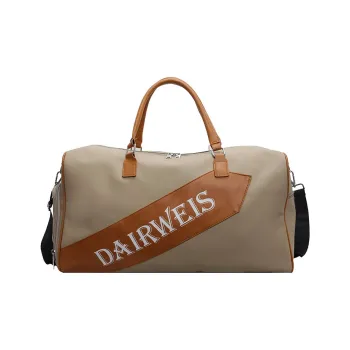 NX DOUGHNUT Fabric Handbag Shoulder Bag Crossbody Bag Travel Bag Unisex Khaki/Ecru/Black