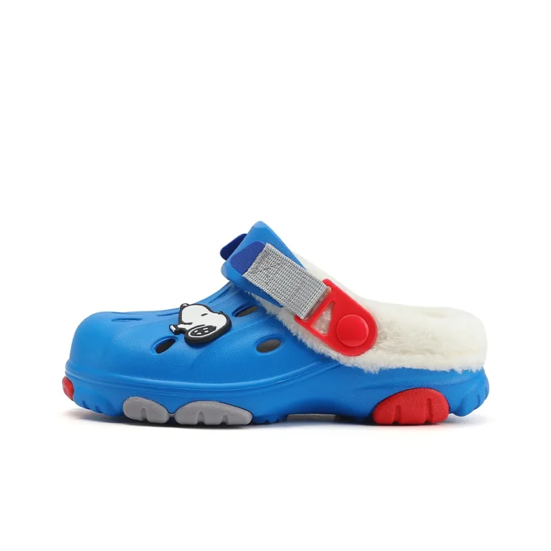 SNOOPY Anti Slip Wear Resistant Breathable Warm Low Top Kids' Slippers Kids'-4